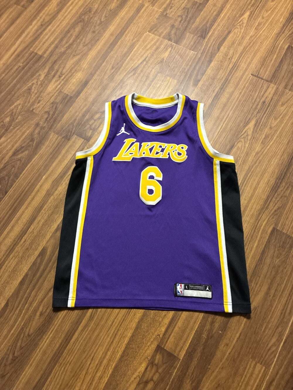 Jordan Brand Los Angeles Lakers LeBron James #6 Statement Edition Swingman Jerse